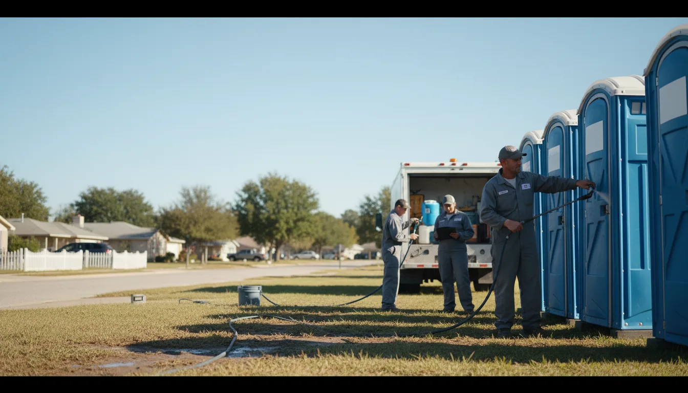 Long-Term Portable Toilet Rental in Eau Galle, WI near me